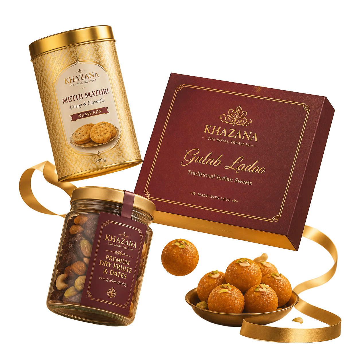 Jain Shopee namkeen tin, sweets box and dry fruit jar